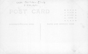 Pike New Hampshire Lake Tarleton Club Entrance Real Photo Postcard AA72379