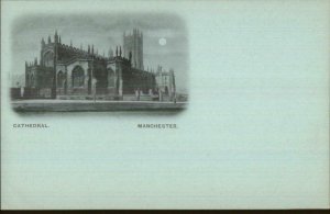 Manchester England Early 1890s Smaller Format Postcard CATHEDRAL