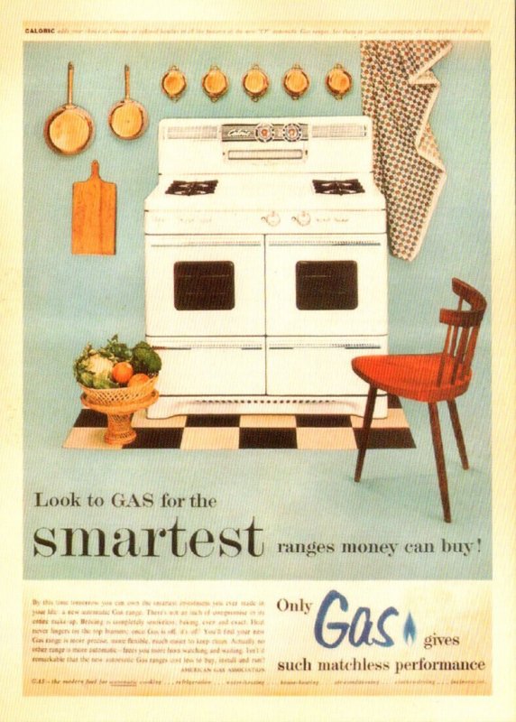 Advertising Caloric Gas Range