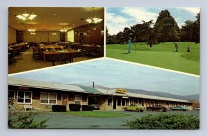 POTOMAC MOTEL DINING GOLF COURSE KEYSER WEST VIRGINIA POTOMAC COLLEGE POSTCARD