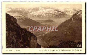 Old Postcard The valley of Lourdes & # 39Argeles for the & # 39observatoire t...