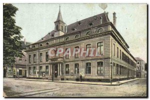 Old Postcard Belfort Hotel de Ville