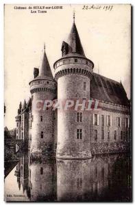 Sully sur Loire - Le Chateau Feodal - Tours - Old Postcard