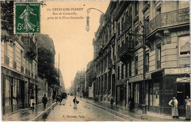 CPA Levallois Perret Rue de Cormeille (1315249)