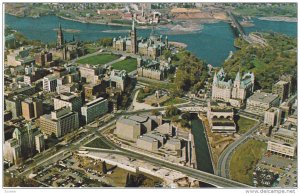 Rideau Canal, National Arts Centre, Ottawa River, Parliament Buildings, OTTAW...