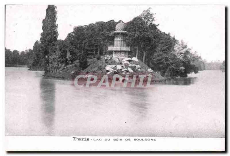 Old Postcard Paris's Bois de Boulogne