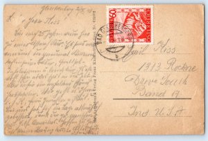 Styria Austria Postcard Hell Bad Gleichenberg Kurpark c1930's Posted Vintage