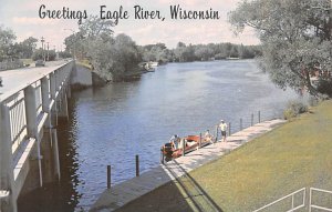 Greetings Eagle River Ideal Place For Boating  - Eagle River, Wisconsin WI