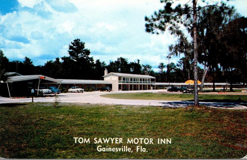 Florida Gainesville Tom Sawyer Motor Inn 1955