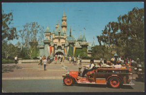 DISNEYLAND The Magic Kingdom - Sleeping Beauty Castle pm1971 ~ Chrome