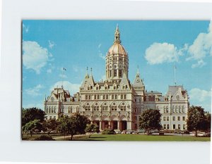 Postcard The State Capitol at Hartford Connecticut USA