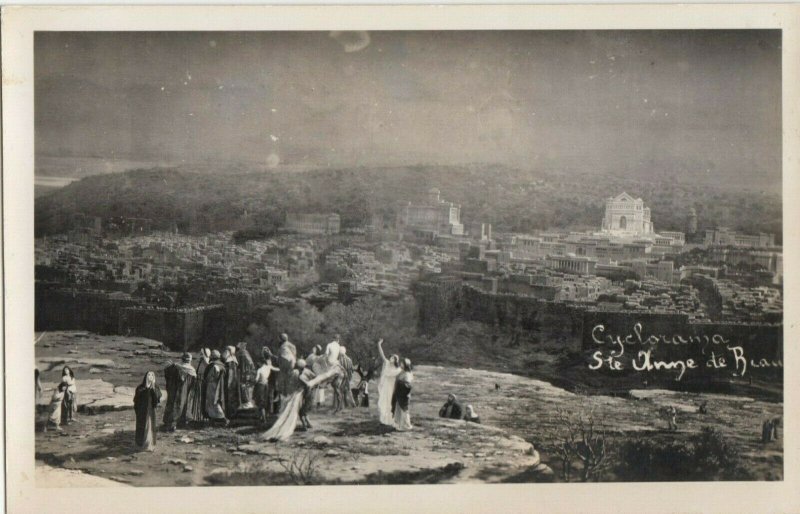 3 RPS ; STE. ANNE DE BEAUPRE, Quebec, Canada, 1930s ; Cyclorama