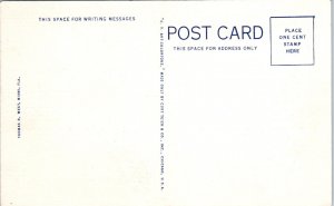 1933 Pancoast Hotel Miami Beach FL Linen Postcard