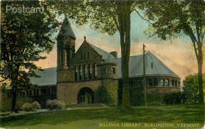 VT, Burlington, Vermont, Billings Library, No. A-30716