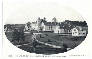 Early 1900s Connecticut Agricultural College, Storrs, CT Campus View Postcard