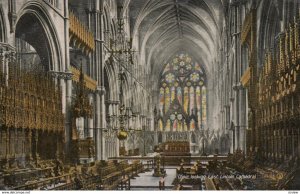 LINCOLN , England, UK , 1900-10s ; Choir looking East , Cathedral