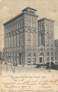 New York Life Building, Omaha, Nebraska Megeath Stationery 1906 Vintage Postcard