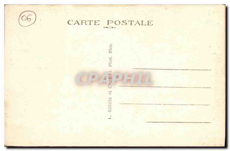 Postcard Old Nice Albert 1st Gardens