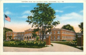 Eastern Star And Masonic Home, Rockford, Il. Vintage Postcard