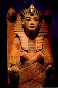 Cairo Egyptian Museum Treasure Of Tutankhamun Effigy Of The King Lying On A Bier