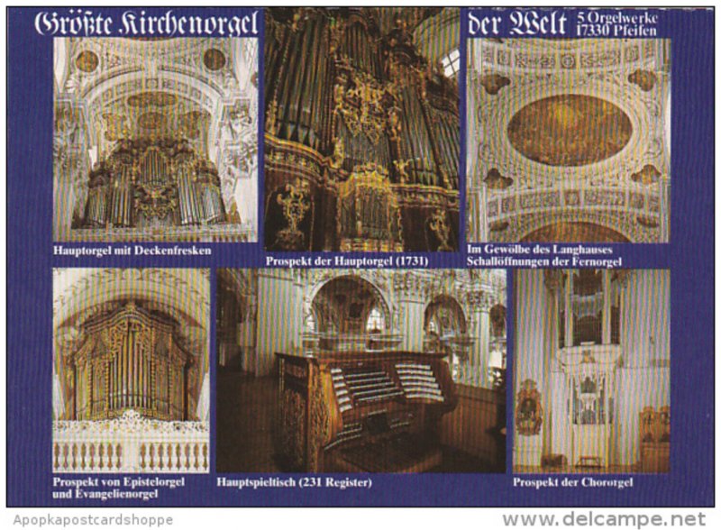 Germany Passau Groesste Kirchenorgel der Welt