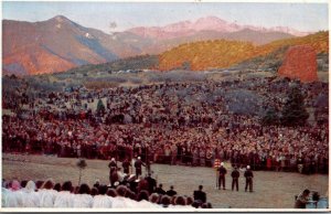 Colorado Colorado Springs Garden Of The Gods 1951 Easter Sunrise Service