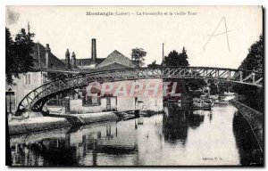 Old Postcard Montargis (Loiret) Gateway and the Old Tower