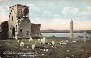 uk22590 antiquities devenish island lough erne fermanagh northern ireland uk