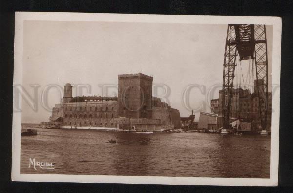 055989 FRANCE LIGHTHOUSE in Marseille Vintage photo