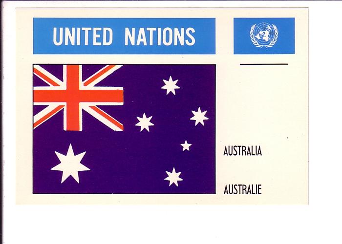 Australia Flag, United Nations