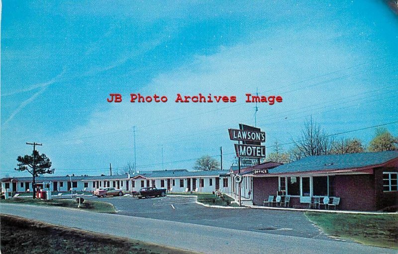 NC, Fayetteville, North Carolina, Lawson Motel, Exterior, Johnson Pub No 22553-B