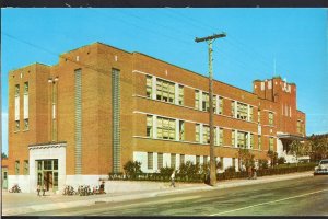 Quebec ~ LA TUQUE, The New Central School - Chrome 1950s-1970s