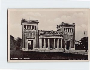 Postcard Die Propylaen Munich Germany