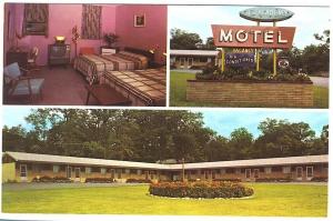 Highland Falls NY US Academy Motel Multi View Postcard