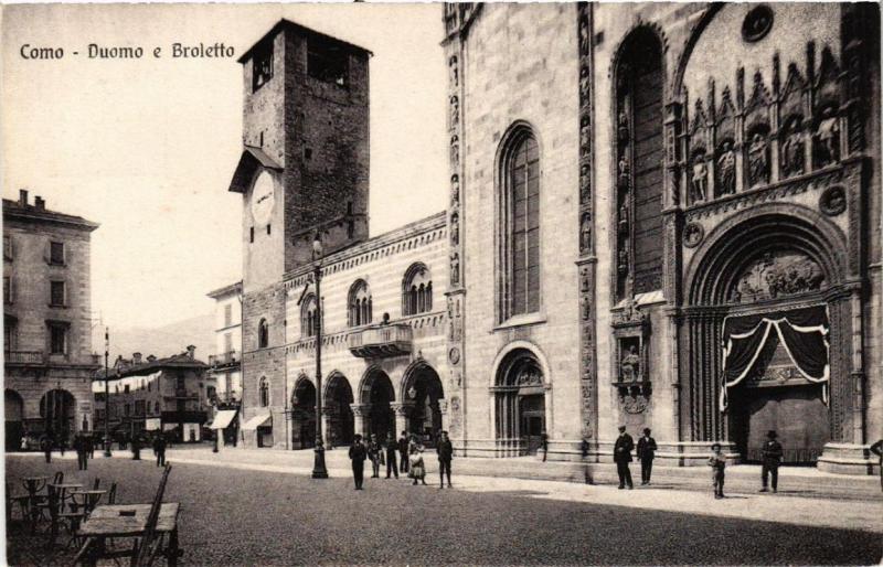 CPA Como Duomo e Broletta. ITALY (396448)