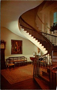 Charleston SC Nathaniel Russell House Staircase Postcard unused (18342)