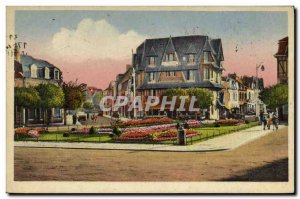 Old Postcard Deauville Place Morny