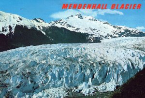 VINTAGE POSTCARD CONTINENTAL SIZE MELDENHALL GLACIER JUNEAU ALASKA RP