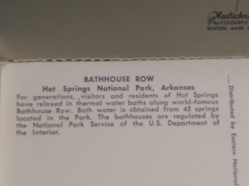 Postcard Album Hot Springs National Park, Hot Springs, Arkansas