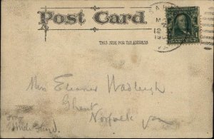 Salem VA RR Train Station Depot c1905 Postcard