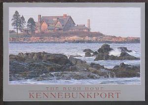 Bush Home Kennebunkport ME Postcard BIN 691