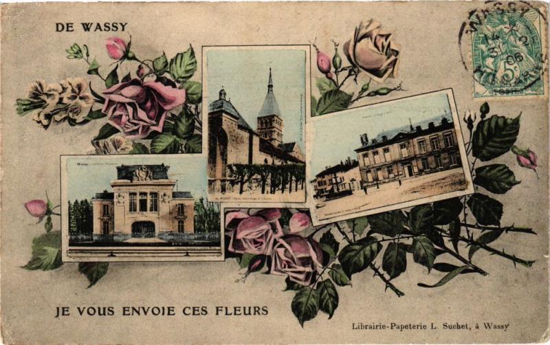 CPA De Wassy - Je vous envoie ces fleurs (270231)