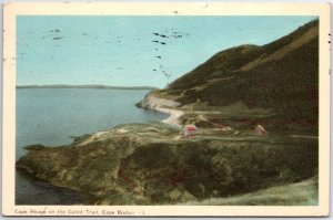 VINTAGE POSTCARD CAPE ROUGE (CAPE RED) ON THE CABOT TRAIL CAPE BRETON CANADA