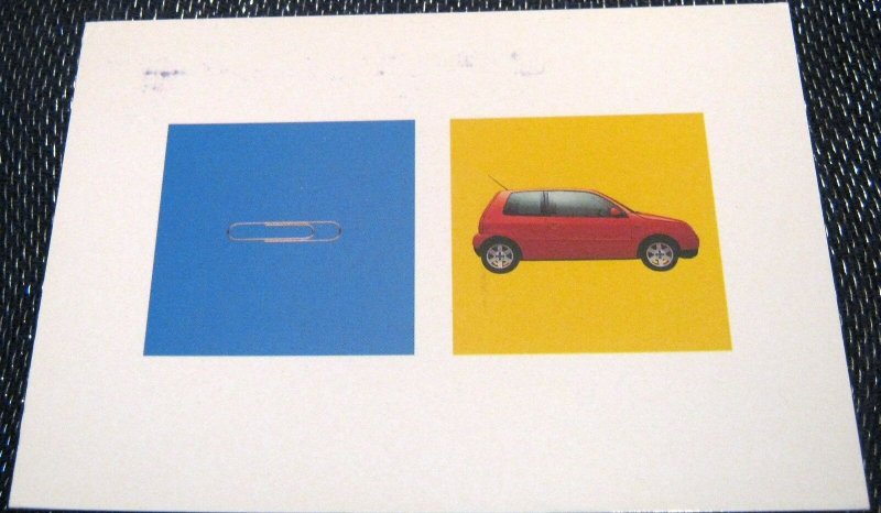 Advertising Cars Automobiles Volkswagen Lupo - posted 1999