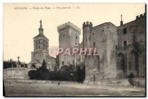 Old Postcard Avignon Palais Des Papes Vue Generale