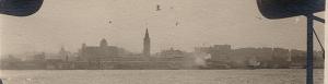 1917 San Francisco CA City Loved Round the World Ferry Tower Real Photo Postcard