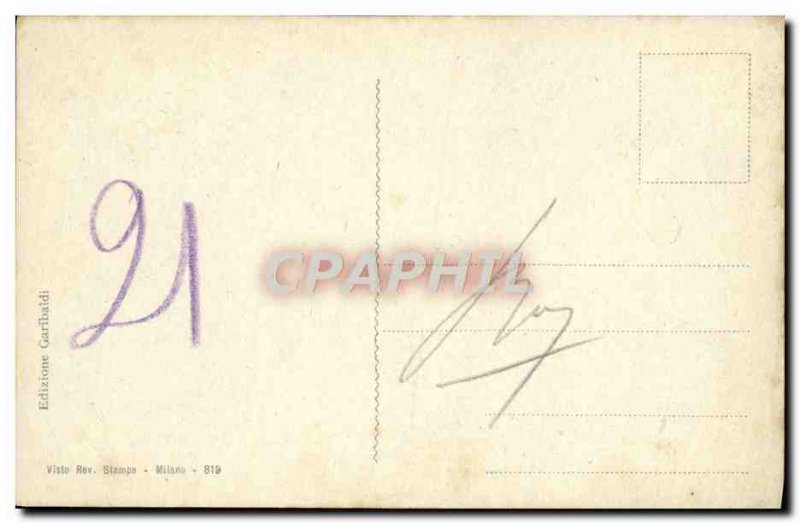 Postcard Old Brescia Monum Ad Arnaldo E Vista Dei Ronchi