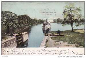 Gota Canal, Steamer, Sweden, PU-1906