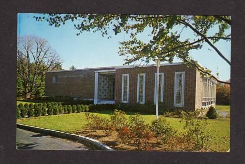 MA Cardinal Spellman Museum WESTON MASS Massachusetts Postcard REGIS COLLEGE