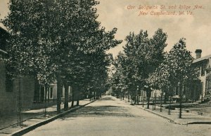 Circa 1905-10 Sedwick St & Ridge Ave, New Cumberland, W. Va Vintage Postcard P13